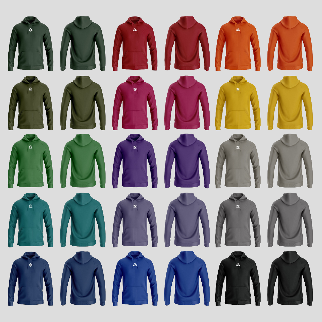 'CLUB' BJJ  JIU JITSU HOODIES - Adult