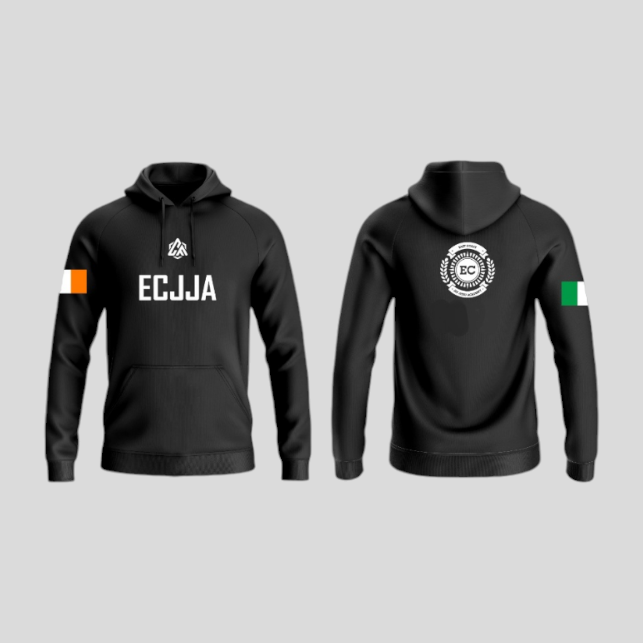 'CLUB' BJJ  JIU JITSU HOODIES - Adult